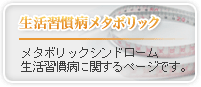 生活習慣病・メタボリックシンドローム対策